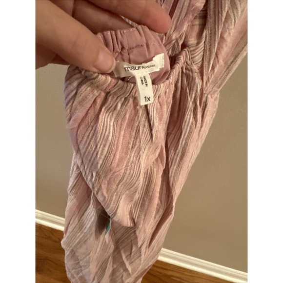 Maurice's Pastel Open Back Midi Dress 1X Country Concert Girlcore Romantic NEW - Picture 6 of 7